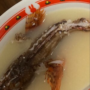 お魚の味噌汁 あらかぶ